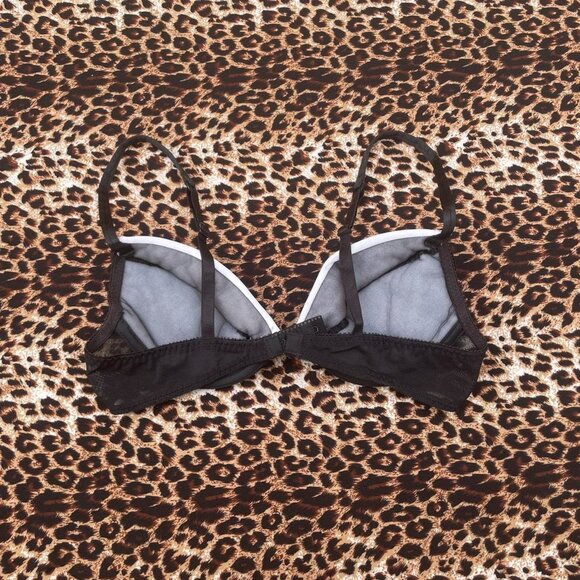 b&w black tie maiden demi bra - Picture 3 of 5